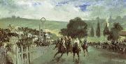 Edouard Manet, The Races at Longchamp
